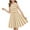Khaki, variant on Kovlvoll Toddler Girls' Dress Summer Clothes Sleeveless Round Neck Striped Dresses 3-14 Years