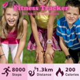 thumbnail image 5 of Reloj digital para niños Relojes deportivos impermeables para niños Rastreador de ejercicios con podómetro / azul / Afortunado Sencillez, 5 of 5