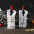 thumbnail image 2 of Cubierta de botella de vino de Navidad, decoración del hogar de Navidad cubierta de botella de vino, decoración de mesa de Navidad cubierta de botella de vino, para decoración de botella de vino de Na, 2 of 5