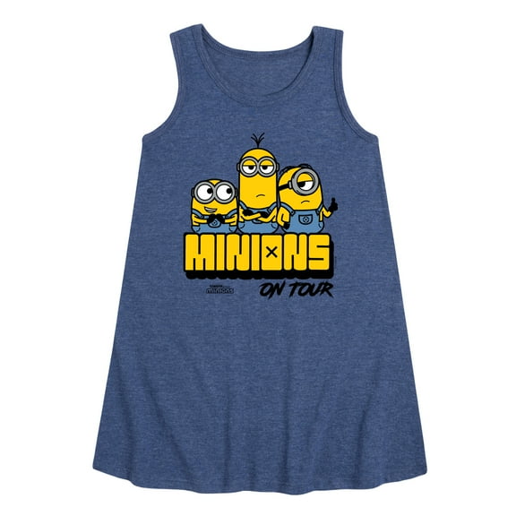 Despicable Me Minions - Minions On Tour - Toddler & Youth Girls A-line Dress