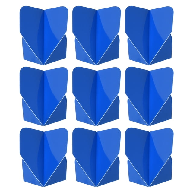 Unique Bargains Dart Flights, 9 Pack PET Standard Darts Accessories Blue