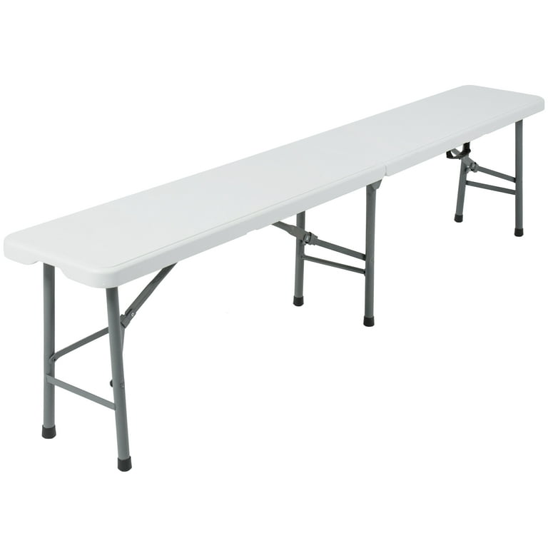 Best Choice Products Portable Folding Table, White