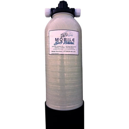Mobile-Soft-Water™ 6,400 gr RV Portable & Manual Softener w/salt port, Lead Free NSF 61 Male GHC Tank Connections, used Recreational vehicle enthusiasts, Boating enthusiasts, Cabin, second home and (Best Salt Water Softener System)