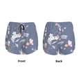 thumbnail image 5 of Lsque Watercolor Flowers Butterfly Printed Women's Running Shorts with Liner Pockets,Elastic Quick Dry Workout Athletic Gym Yoga Shorts,Womens High Waist Shorts-Medium, 5 of 9