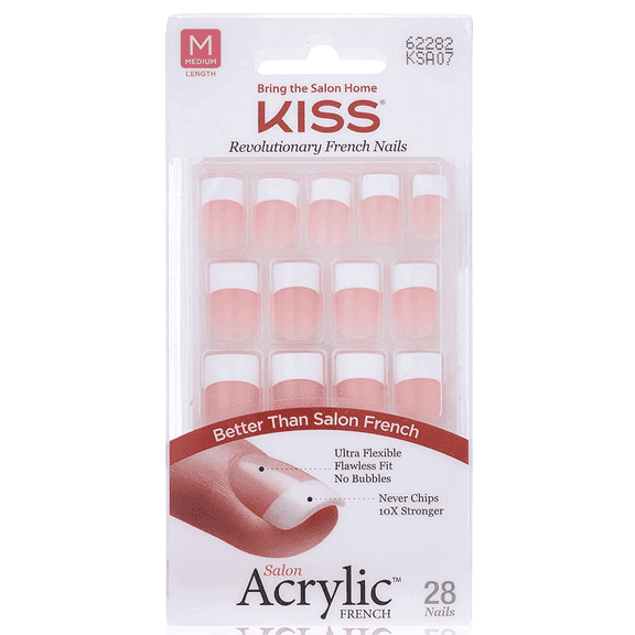 KISS Salon Acrylic Natural Nails KSA07
