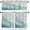 Beach, variant on Teal Brown Ombre Kitchen Curtains Set Short Half Curtains 36 Inches Length, Turquoise Tier Curtains and Valance Set Modern Geometric Aesthetic Curtain Window Treatment Draperies for Cafe Bathroom