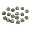 thumbnail image 3 of EOEMY 500 Black Silver Acrylic Round Flatback Dotted Rhinestone Gem Beads 6mm, 3 of 9