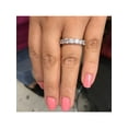 thumbnail image 4 of 5ct Prong Diamond Eternity Ring 14K White Gold, 4 of 4