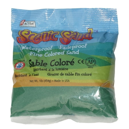 UPC: 0036061044929 | Activa Scenic Sand 1 lb. Forest Green