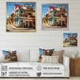 thumbnail image 4 of Designart "Facades of Colorful Cuba III" Landscapes Floater Framed Canvas Print, 4 of 7