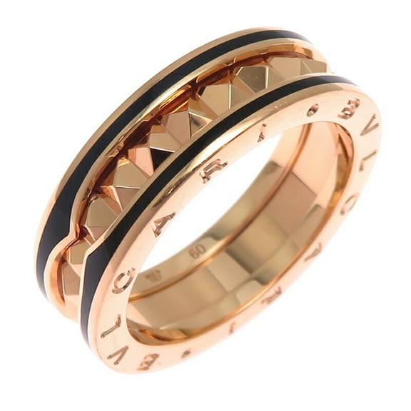 Pre-Owned Bvlgari #60 B.zero1 Rock 1-Band Women's and Men's Ring, 358258, 750 Pink... (Good)