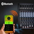 thumbnail image 4 of Consola Mezcladora Audiotek 8 Canales Bluetooth USB Estudio Sonido, 4 of 10