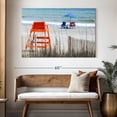 thumbnail image 3 of Elephant Stock Myrtle Beach Scene Wall Art - Horizontal Canvas Wall Art - Living Room Wall Decor - Beach Canvas - Orange And Red Decor - 51" x 34", 3 of 8
