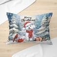 thumbnail image 3 of Merry Christmas Bichon Frise Enjoys Woofmas Winter Xmas Holiday Pillow Cushion Double Sided Bichons Dog Lovers Gifts Idea Throw Pillow - 02022, 3 of 4