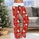 thumbnail image 2 of Pantalones Navideños Para Mujer, Pantalones de Chándal de Pierna Ancha Con Cintura Elástica de Talla Grande Para Invierno, Pantalones Holgados Con Cordón Y Copos de Nieve de Alce de Navidad Odeerbi  ODB-6, 2 of 6