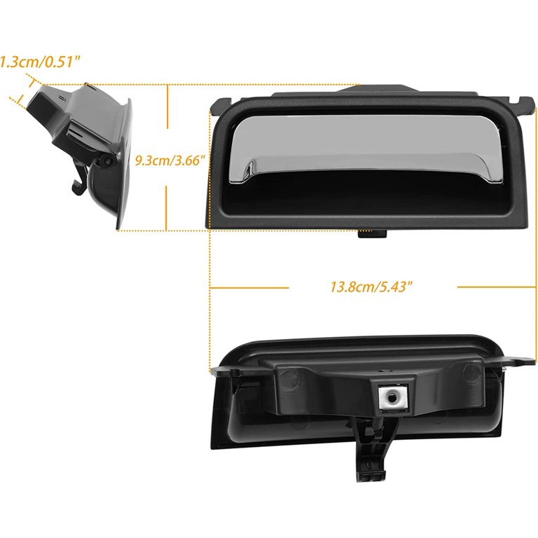 Kojem Center Console Latch Plate Armrest Lid Lock for 2014-2020 Chevrolet  GMC 22792217 22861304