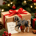 thumbnail image 5 of chaungfeng Horse Christmas Ornaments, 2D Acrylic Horse Ornament for Christmas Tree for Women Horse Lovers Equestrian Gifts and Xmas Tree Home Decor, 5 of 5