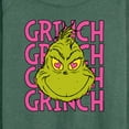 thumbnail image 3 of The Grinch - Grinch Stacked - Women's Lightweight French Terry Long Sleeve Shirt, 3 of 5
