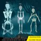 thumbnail image 1 of Suministros de Halloween Escena del festival de fantasmas Decoración Accesorios Accesorios de truco Esqueleto luminoso Esqueleto Esqueleto Esqueleto Esqueleto, 1 of 5