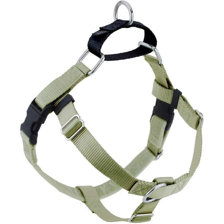 2 Hounds Design Freedom No Pull Dog Harness Adjustable Gentle Comfortable Control for Easy Dog Walking for Small Medium and Large Dogs Made in USA 1 XL Tan Walmart