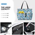 thumbnail image 3 of Xecao Rose Flowers for versatile beach bag for women includes zipper pockets and waterproof material, ideal for vacations and adventures., 3 of 7