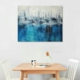 thumbnail image 2 of ARISTURING  Abstract Wall Art Canvas Prints - Grey Blue Teal Canvas Wall Decor Modern Artwork Art Prints Pictures Large Wall Art for Living Room Bedroom Bathroom Home Apartment Office, 2 of 4