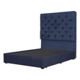 thumbnail image 2 of Base Cama Matrimonial + Cabecera Capri Dicasa Azul Marino, 2 of 9