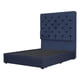 thumbnail image 2 of Base Cama Individual + Cabecera Capri Dicasa Azul Marino, 2 of 9