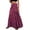Hot Pink, variant on Aayomet Pleated Skirts For Women Women's Summer Elastic High Waist Boho Maxi Skirt Casual Drawstring A Line Long Skirt,Pink X-Large