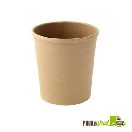 

Packnwood 210SOUPK13K 12 oz Brown Kraft Soup Cup - 3.6 Dia. x 3.5 in.