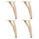 thumbnail image 5 of Patas para muebles Strade Fareast Limited modernas 15 cm Oro, 5 of 8