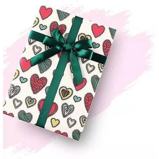 10 unidades/juego de papel de regalo, caja de regalo navideña, decoración, papel de regalo, decoración de papel de embalaje Artware