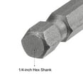 thumbnail image 4 of Uxcell Bit Magnético para Controlador de Tuerca de Cambio Rápido con Vástago Hexagonal Paquete de 2 7/16", 4 of 5