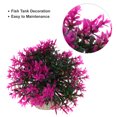 thumbnail image 3 of 1 Pcs Aquarium Plants Decorations Artificial Grass Ball Dark Green Purple 3.74x3.74 Inch, 3 of 7