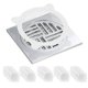 thumbnail image 2 of Cubierta desechable para drenaje de ducha, 60 uds., Compatible con duchas, bañeras, pegatinas de malla, filtro de malla, 2 of 5