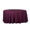 thumbnail image 6 of Efavormart 120" Wholesale Round Tablecloth Polyester Round Table Linens For Wedding Party Banquet Restaurant - EGGPLANT, 6 of 10