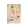 thumbnail image 2 of KUNPENG Mother Day Gifts Birthday Card for Mom, "Hold My Hand Forever" Laser Engraved Wooden Card, Unique Handmade Mother's Day Keepsake Gift for Mom Mama Grandma, Natural Wood, 2 of 5