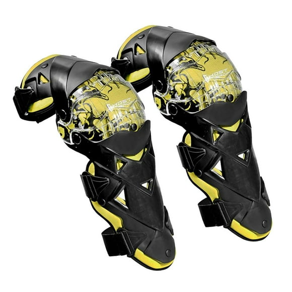 Protectores de de Motocicleta Protectores de Protección de Rodillera , Amarillo DYNWAVEMX Protectores de la rodilla de la motocicleta