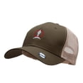thumbnail image 2 of Seoul Tower Embroidered High Profile Mesh Cap - Olive Khaki OSFM, 2 of 5
