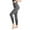 Gray, variant on Matoen Yoga Legging Seamless Workout Solid Color High Waist Butt Liftings Athletic Leggings