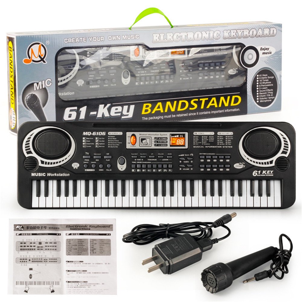 61 Keys Kids Piano Electronic Multifunction Keyboard Piano Musical Instrument
