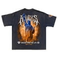 thumbnail image 3 of Men's  Gray New York Knicks Shock Wave Collection Premium T-Shirt, 3 of 3