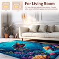thumbnail image 2 of Ultra Soft Area Rug, Fresh Ocean Breeze Palette, Non Slip, Stain Resistant, Washable Area Rugs for Living Room, Bedroom(Blue, 5X7), 2 of 8