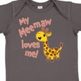 thumbnail image 4 of Inktastic My Meemaw Loves Me Cute Giraffe Boys or Girls Baby Bodysuit, 4 of 5