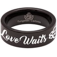 thumbnail image 3 of Purity Tungsten Carbide Ring, 3 of 9