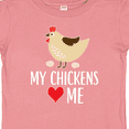 thumbnail image 4 of Inktastic My Chickens Love Me Boys or Girls Baby T-Shirt, 4 of 5