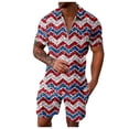 thumbnail image 4 of Playeras De Hombre Camisa A Cuadros Para Hombre, Camisa Con Solapa Y Botones, Estampados Gráficos Degradados, Camiseta De Manga Corta Con Estampado Urbano Para Exteriores, 4 of 4
