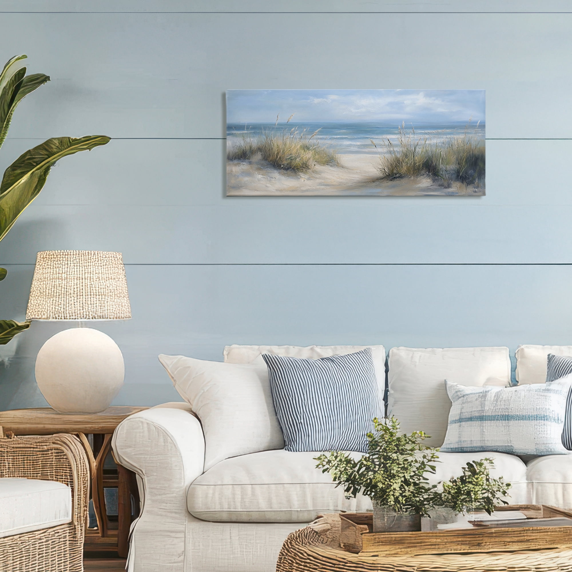 Stupell Industries Coastal Peace Dunes Canvas Wall Art, design by LSR Design Studio