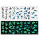 thumbnail image 1 of Sheets Lovely Luminous Body Stickers Children Waterproof Temporary Cartoon Tattoos Sticker for Surprise Animal Fillers P31B heqiyong LED, 1 of 2
