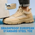 thumbnail image 2 of LAoutun Steel Toe Shoes for Men Lightweight Work Shoes Indestructible Safety Shoes Industrial shoes, 2 of 6
